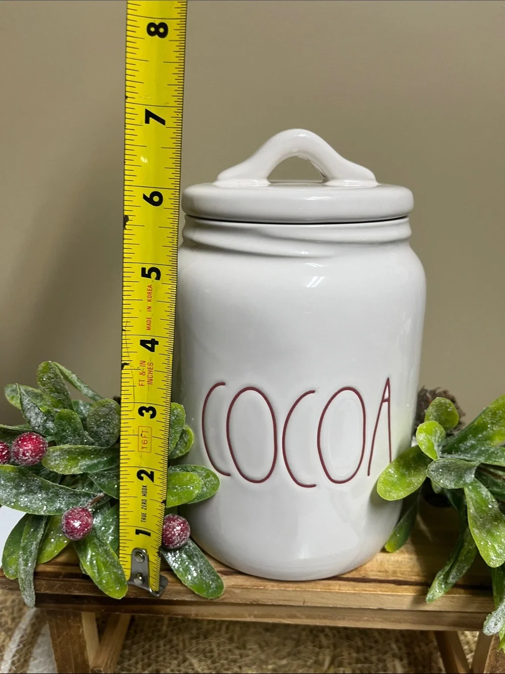 Rae Dunn “Cocoa” Baby Canister in good condition